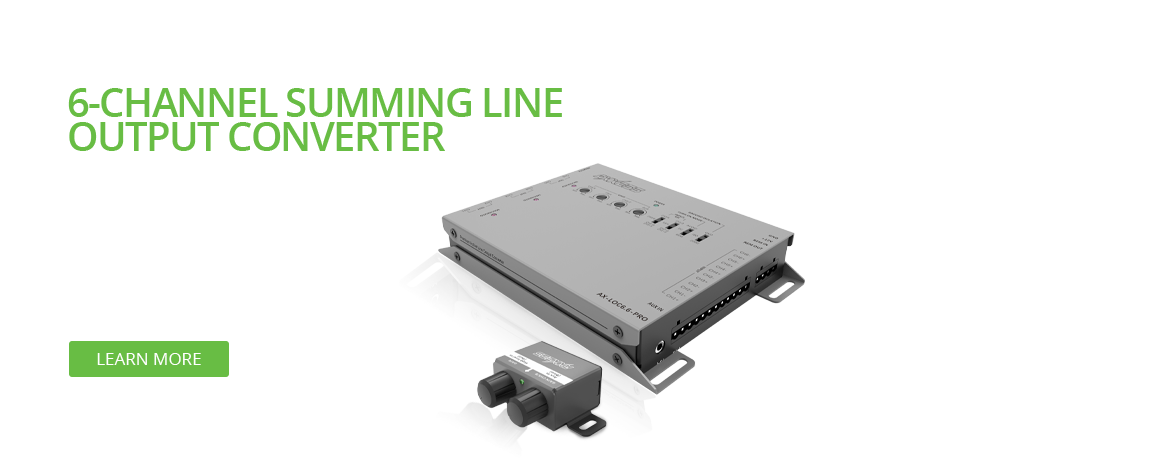 Photo of 6-channel summing line output converter